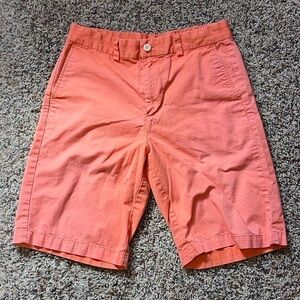 Boys/Kids Vintage Vineyard Vines Mango Pink Khaki Shorts Size 16